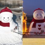Drone Footage Shows That Harbin’s Giant Snowman Has Returned Bigger Than Ever